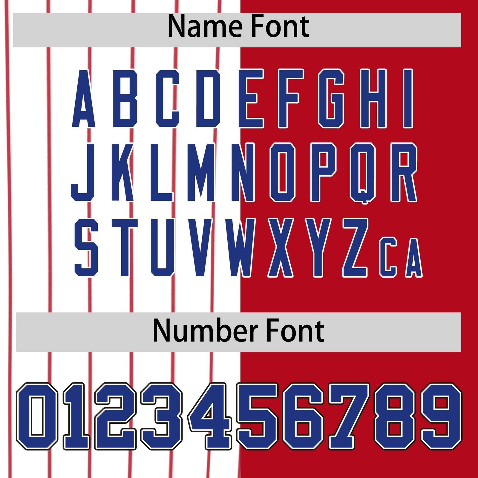 Custom White Red and Royal Pinstripe Personalized Raglan Sleeves Authentic Baseball Jersey