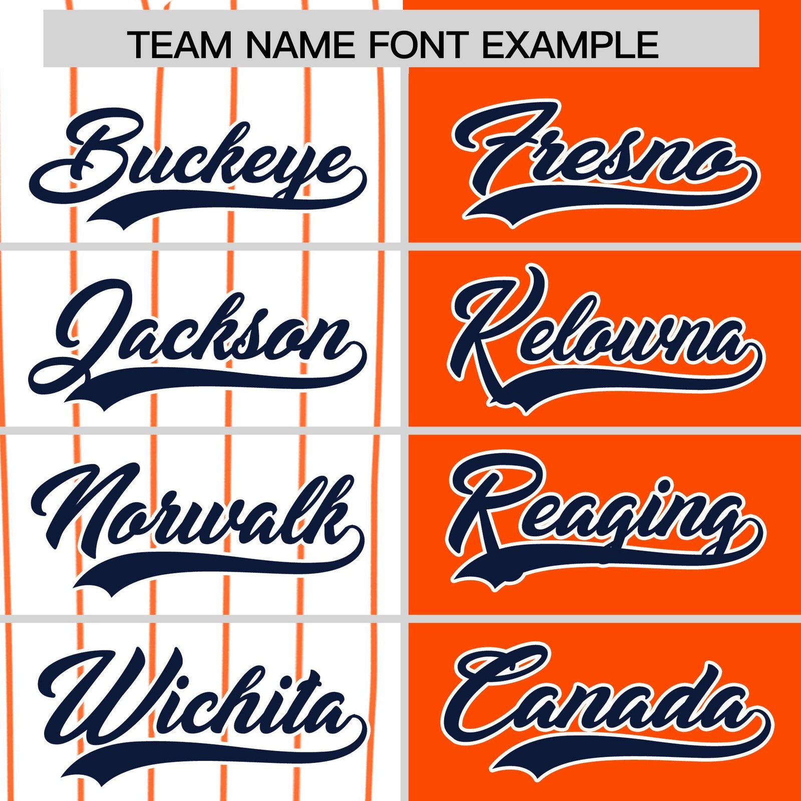Custom White Orange and Navy Pinstripe Personalized Raglan Sleeves Authentic Baseball Jersey