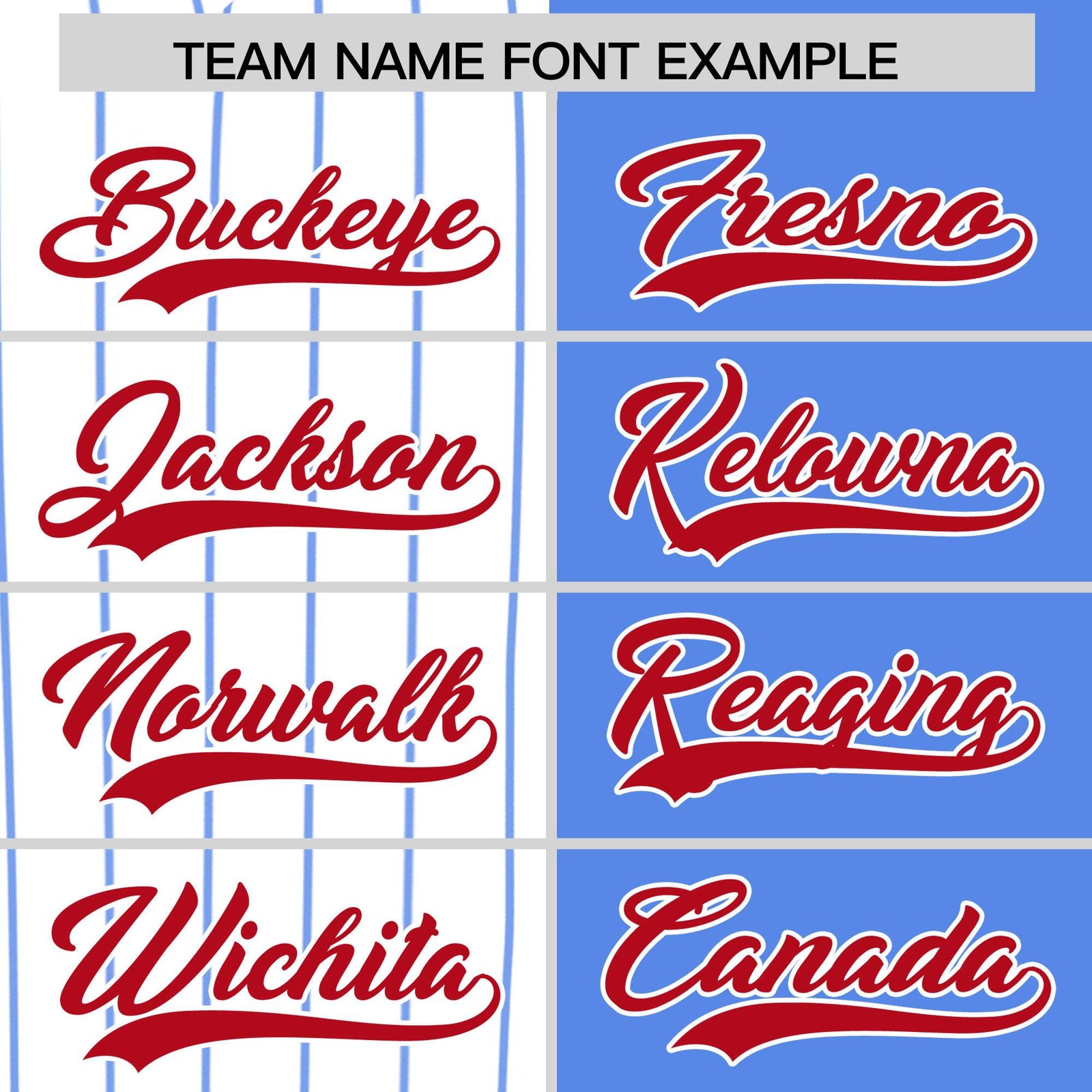 Custom White Powder Blue and Red Pinstripe Personalized Raglan Sleeves Authentic Baseball Jersey
