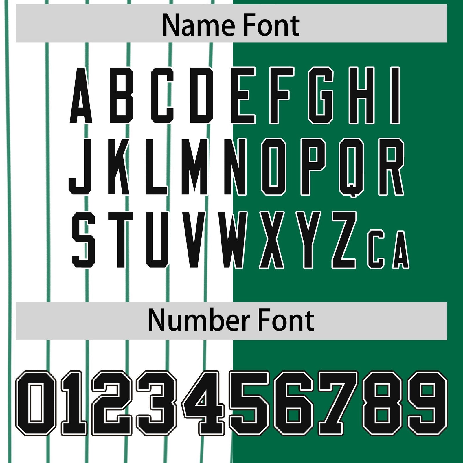 Custom White Kelly Green and Black Pinstripe Personalized Raglan Sleeves Authentic Baseball Jersey
