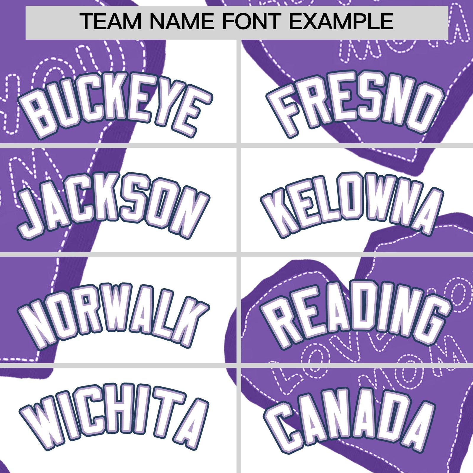 Custom White Midnight Blue Light Purple Mother's Day Style Graffiti Pattern Stretch Fabric Baseball Jersey| KXKSHOP
