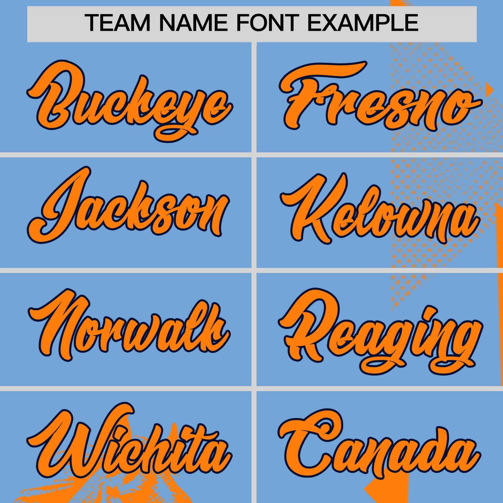 Custom Orange Powder Blue Raptor Series Raglan Sleeves Street Style Baseball Jersey