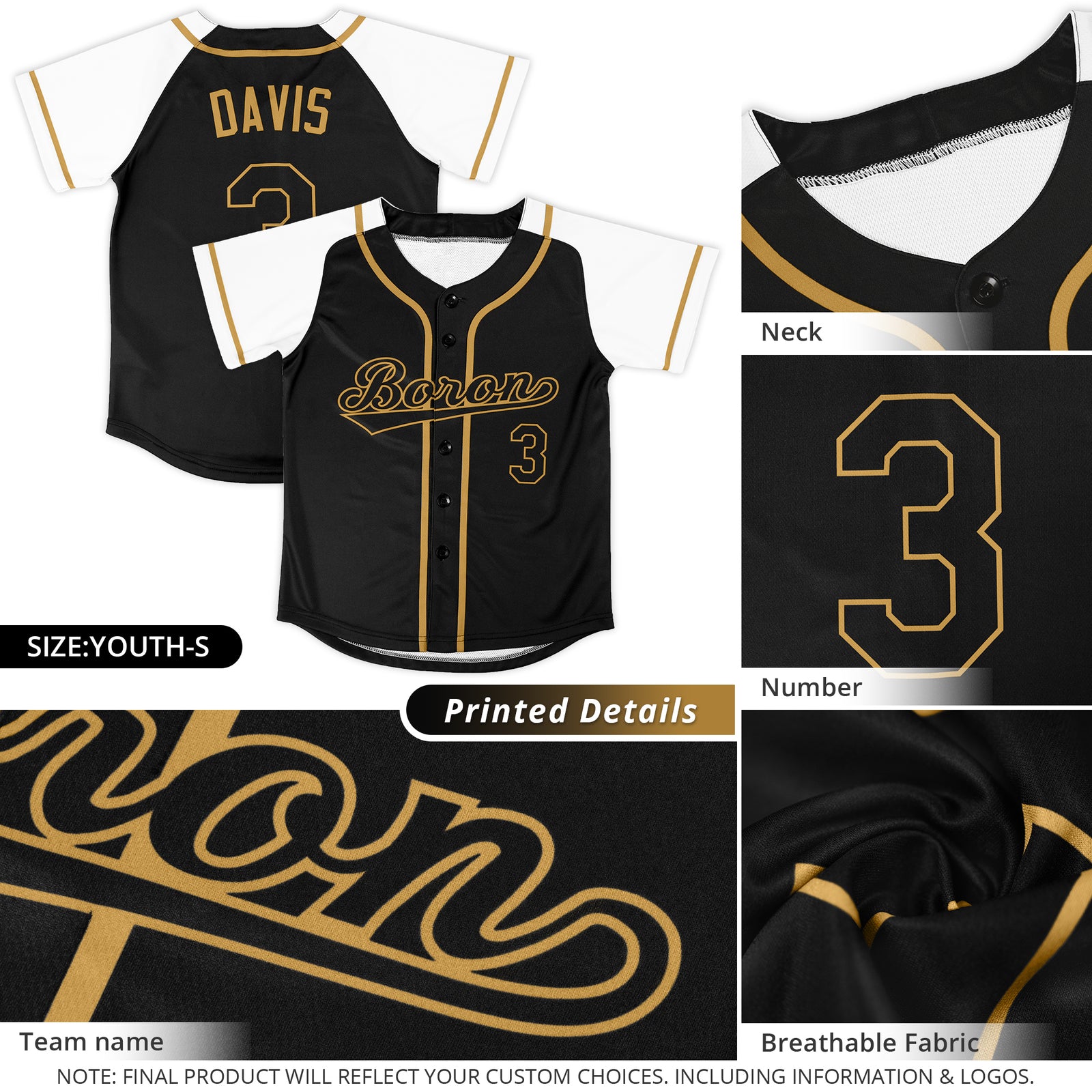 Custom White Green Raptor Series Raglan Sleeves Wrinkle-Resistant Baseball Jersey