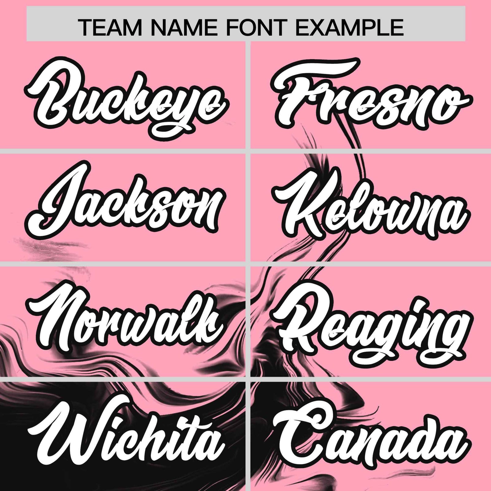 Custom Light Pink Black Personalized Ink Pattern Authentic Baseball Jersey