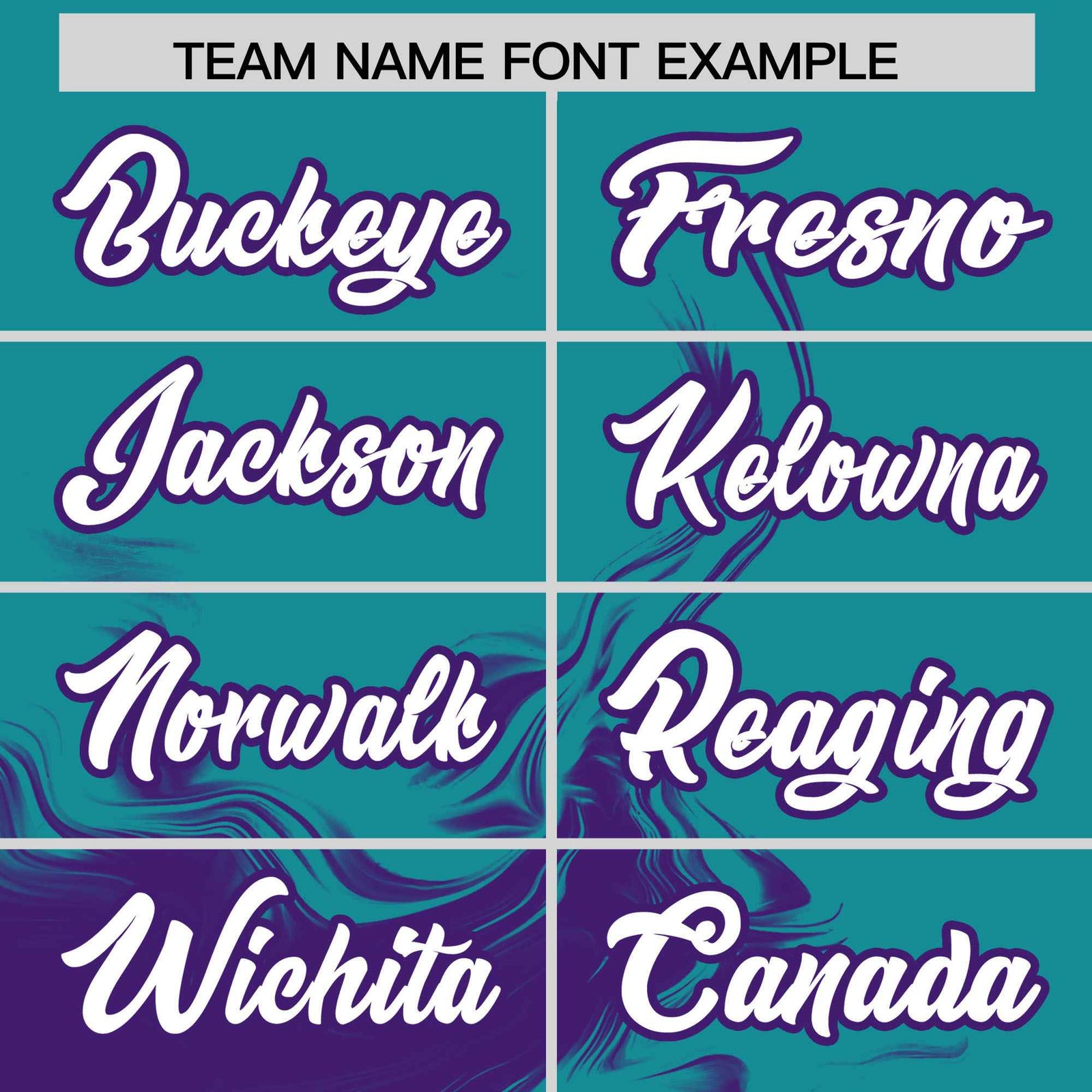 Custom Aqua Purple Personalized Ink Pattern Authentic Baseball Jersey