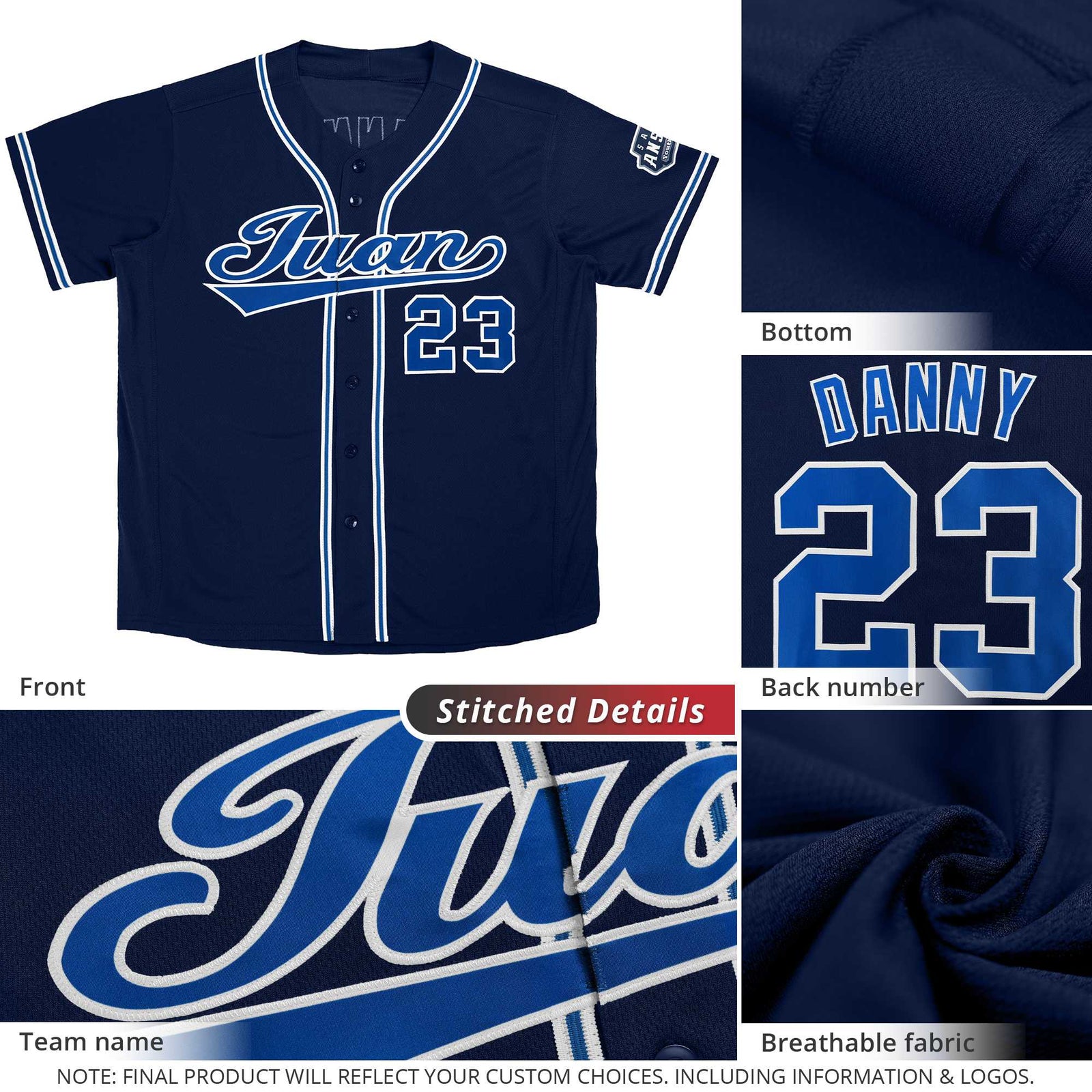 Custom Red Classic Style Authentic Baseball Jersey