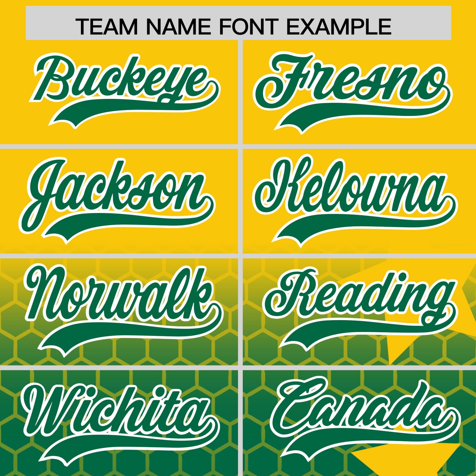 Custom Gold Kelly Green White Rising Stars Series Gradient Fashion Baseball Jersey| KXKSHOP