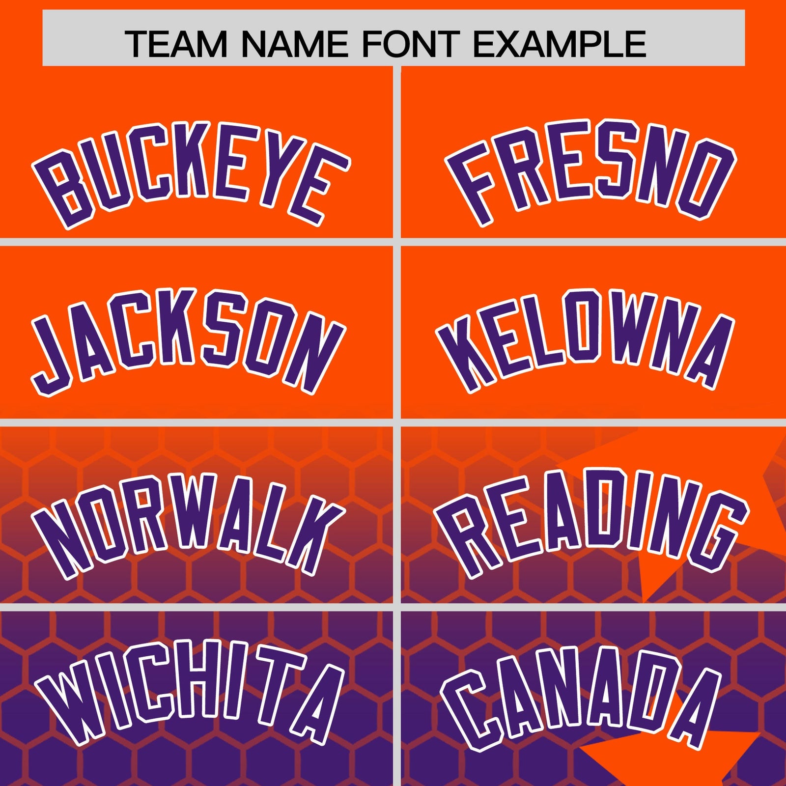Custom Orange Purple White Rising Stars Series Gradient Fashion Baseball Jersey| KXKSHOP