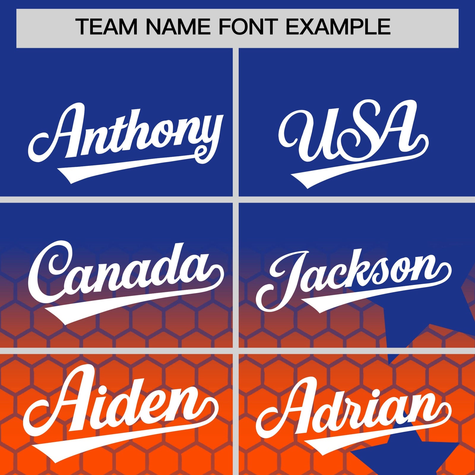 Custom Royal Blue Orange White Rising Stars Series Gradient Fashion Baseball Jersey| KXKSHOP