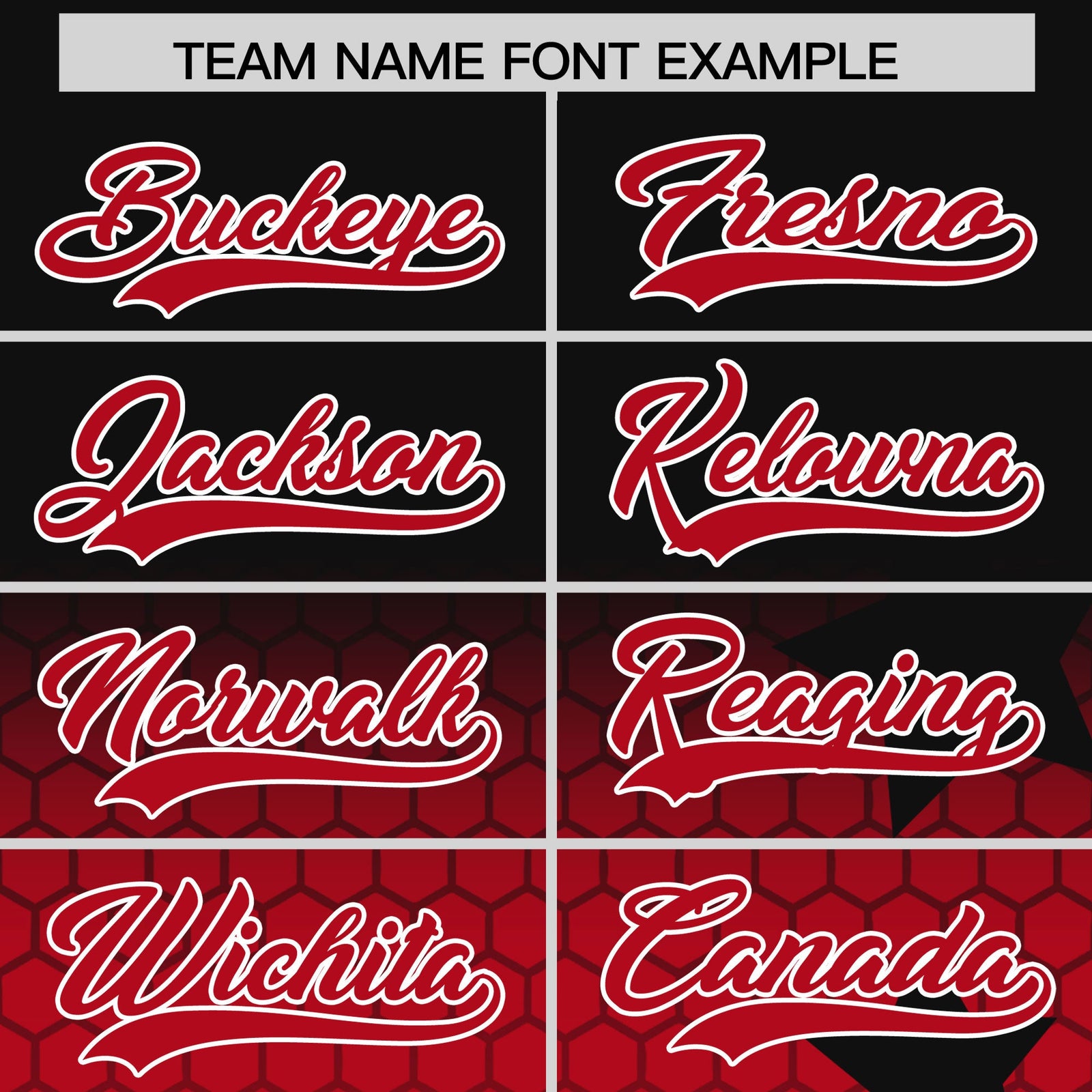 Custom Black Red White Rising Stars Series Gradient Fashion Baseball Jersey| KXKSHOP