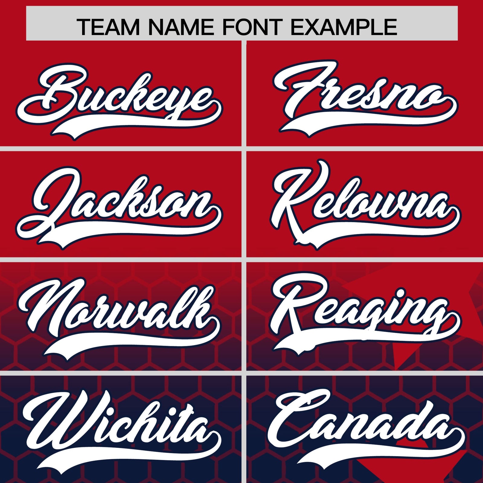 Custom Red Navy White Rising Stars Series Gradient Fashion Baseball Jersey| KXKSHOP