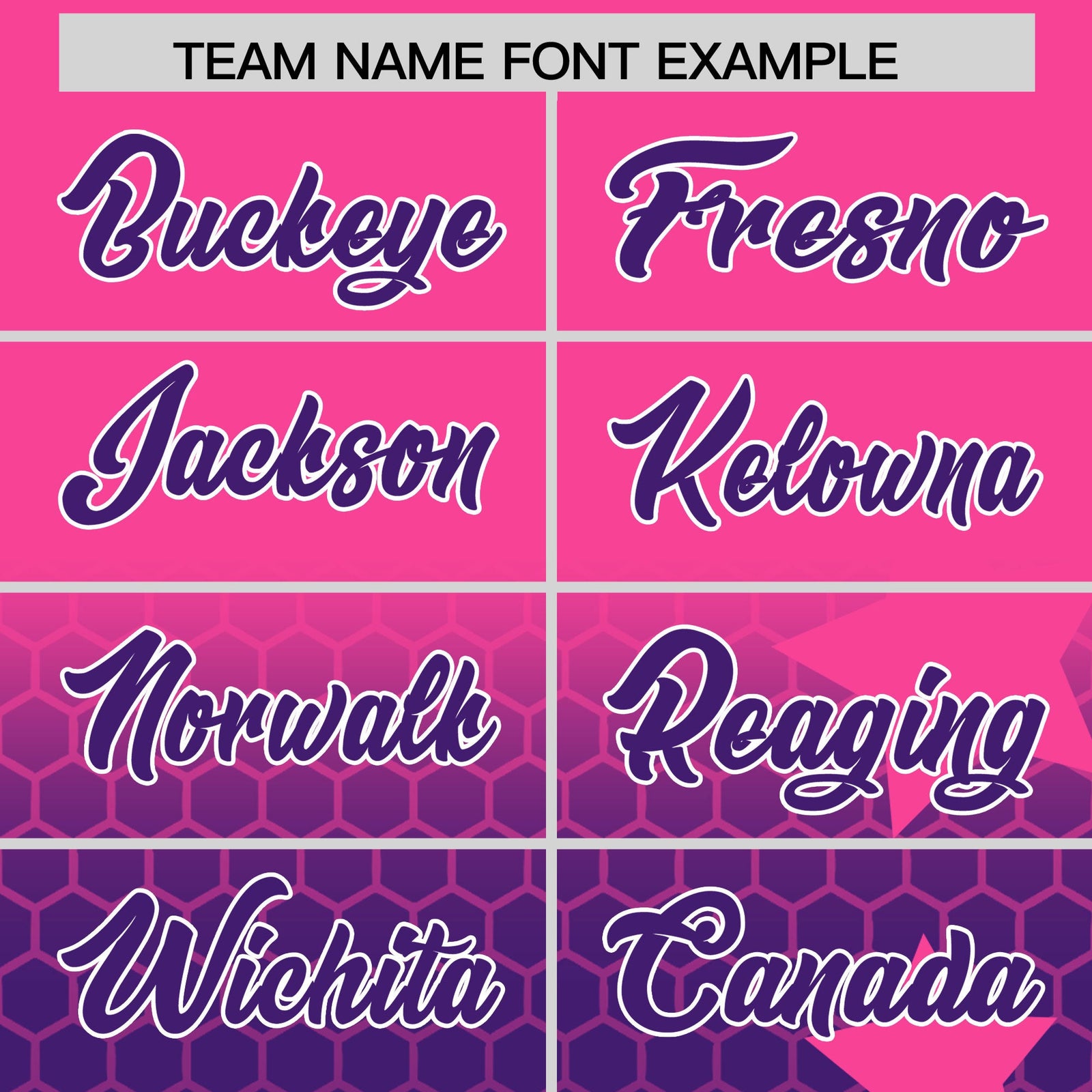 Custom Pink Purple White Rising Stars Series Gradient Fashion Baseball Jersey| KXKSHOP