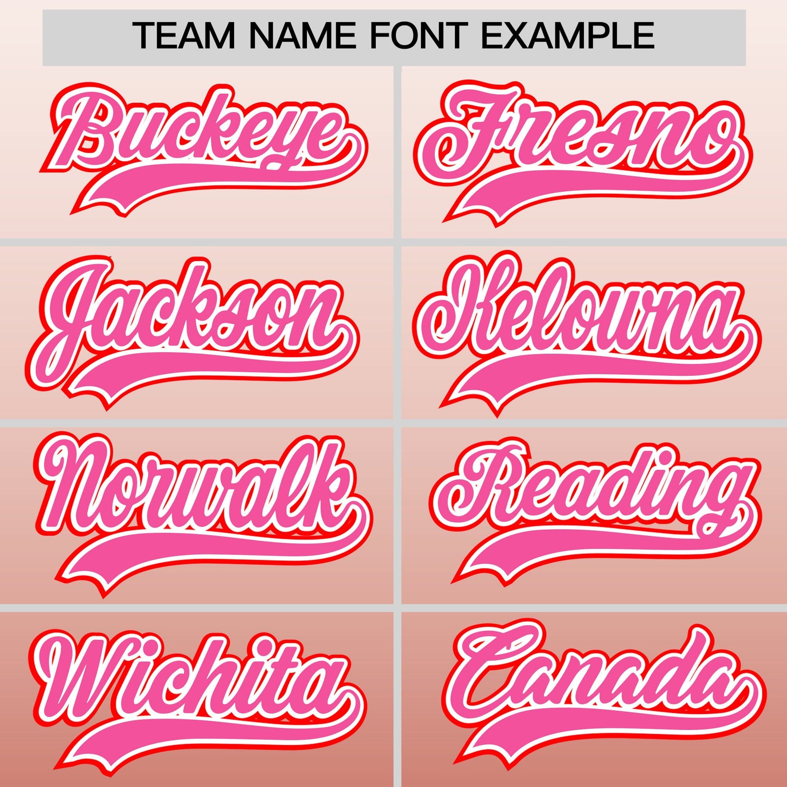 Custom pink Red Gradient Fashion Elastic Baseball Jersey| KXKSHOP