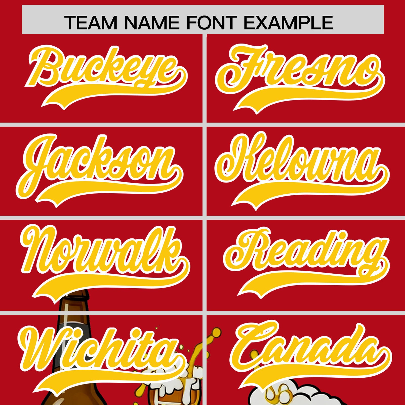 Custom Red Personalized Team Shirts for Parties & Training | KXKSHOP