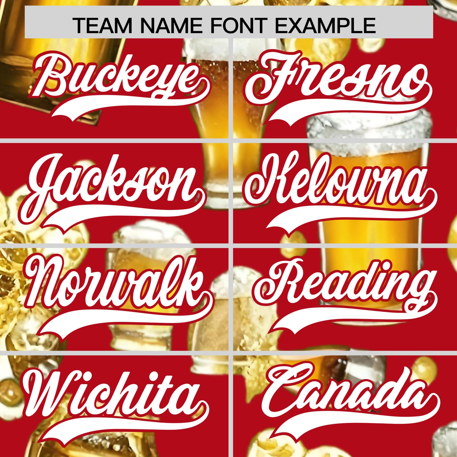 Custom Red Personalized Team Shirts for Parties & Training | KXKSHOP