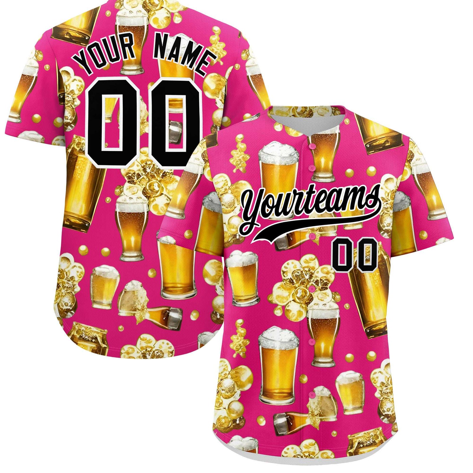 Custom Rose Red Personalized Team Shirts for Parties & Training | KXKSHOP