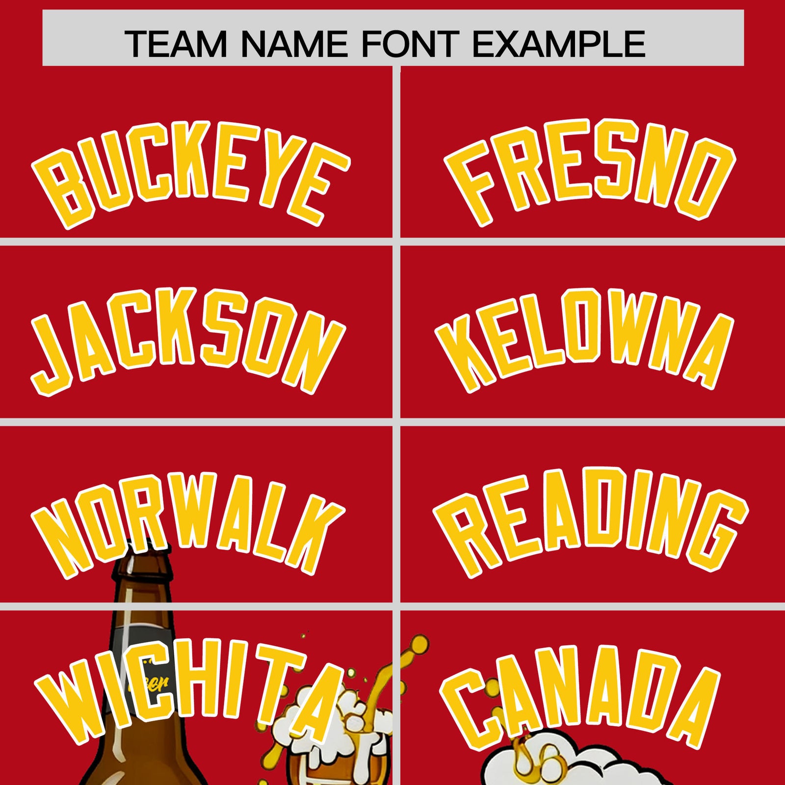 Custom Red Personalized Team Shirts for Parties & Training | KXKSHOP