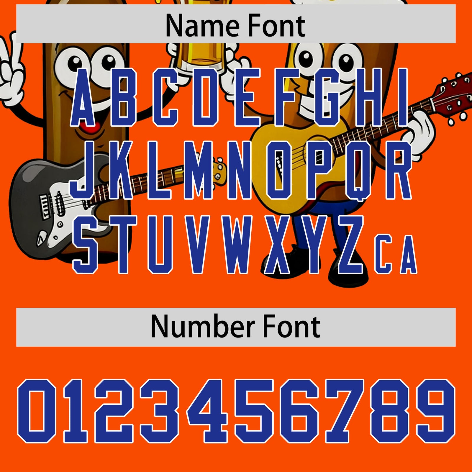 Custom Orange Personalized Team Shirts for Parties & Training | KXKSHOP