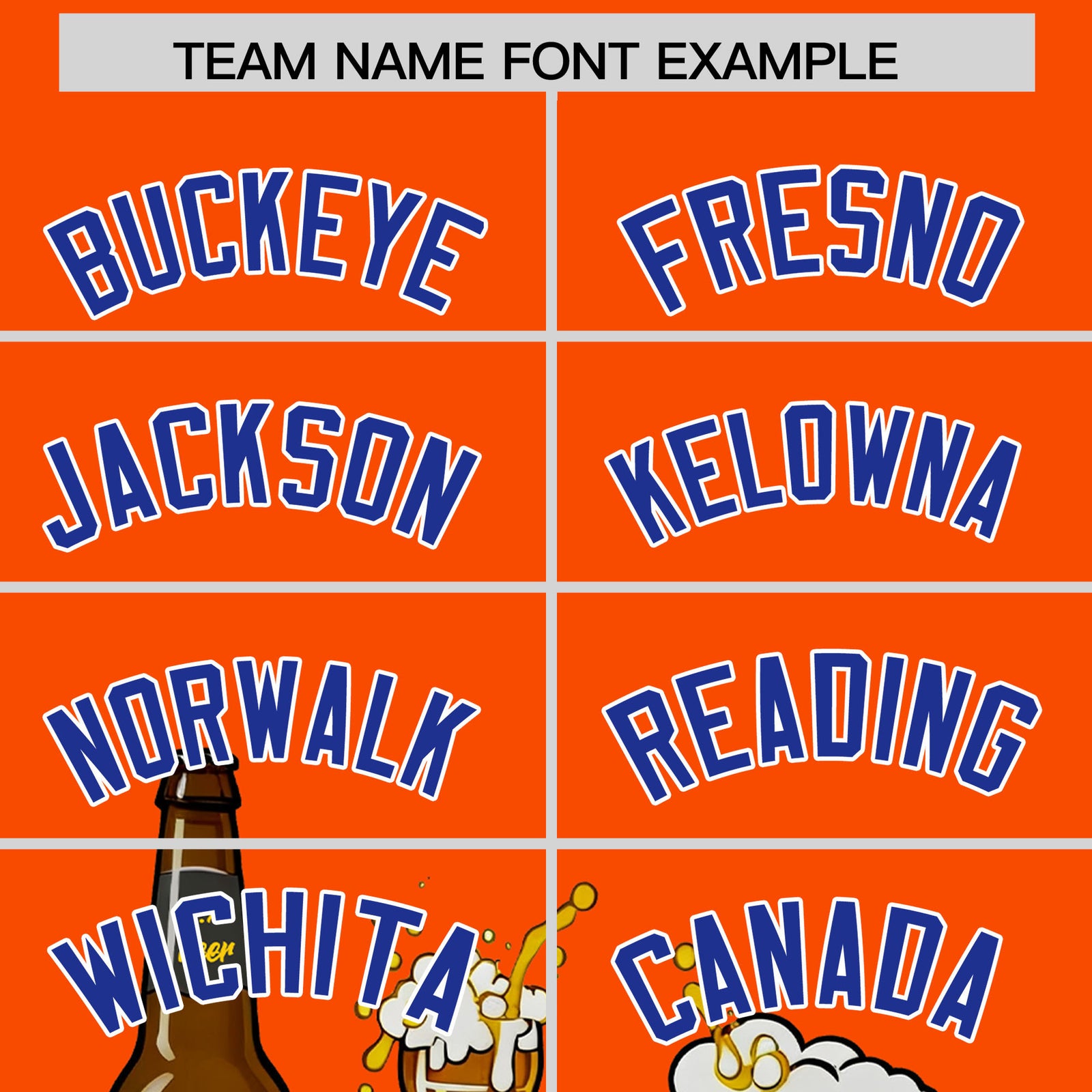 Custom Orange Personalized Team Shirts for Parties & Training | KXKSHOP