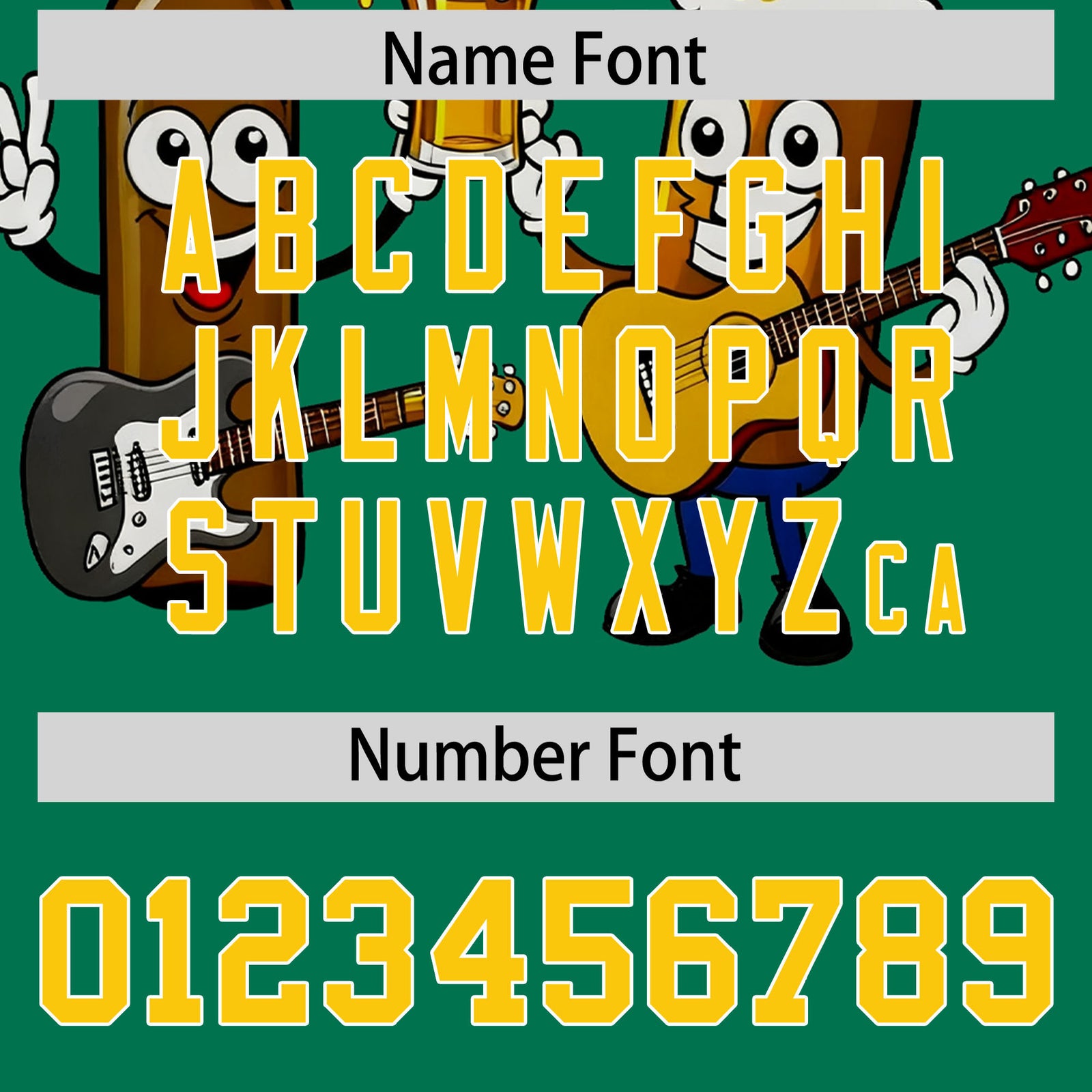 Custom Kelly Green Personalized Team Shirts for Parties & Training | KXKSHOP