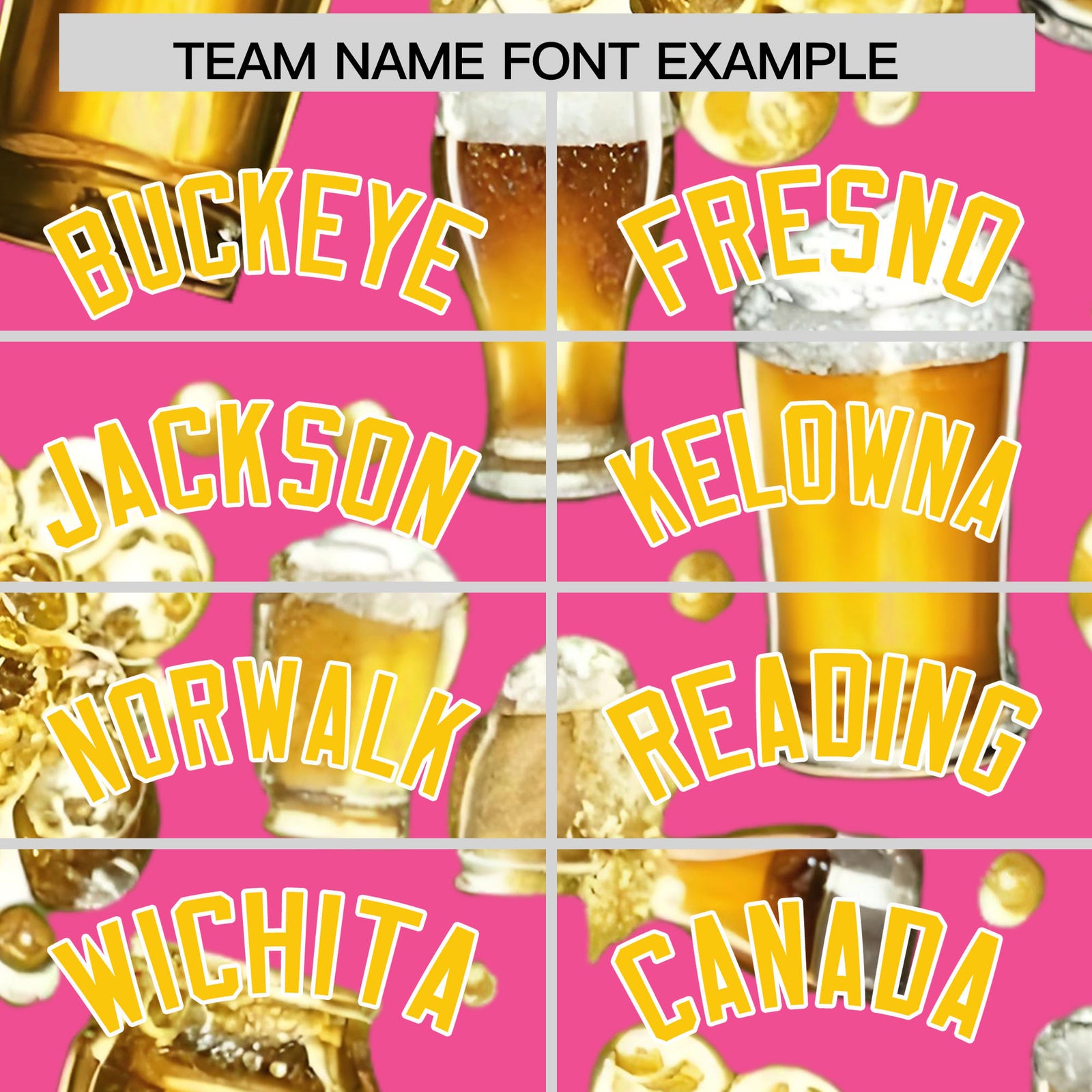 Custom Pink Personalized Team Shirts for Parties & Training | KXKSHOP