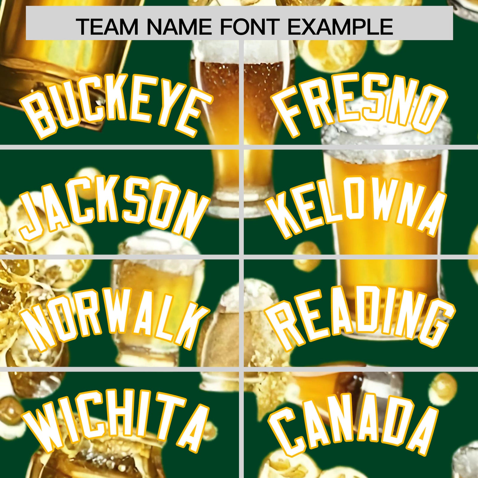 Custom Green Personalized Team Shirts for Parties & Training | KXKSHOP