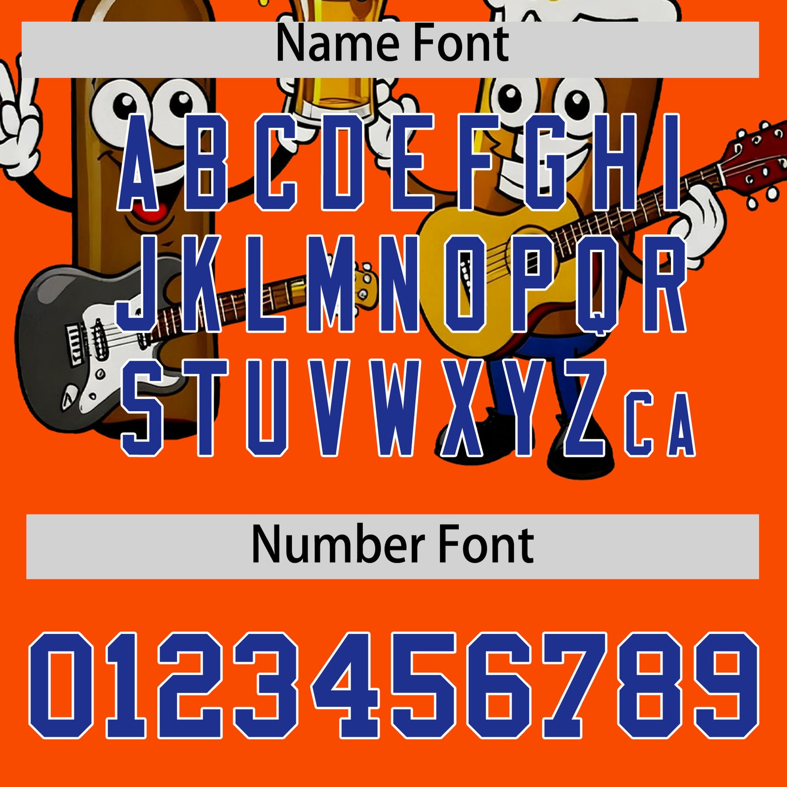 Custom Orange Personalized Team Shirts for Parties & Training | KXKSHOP