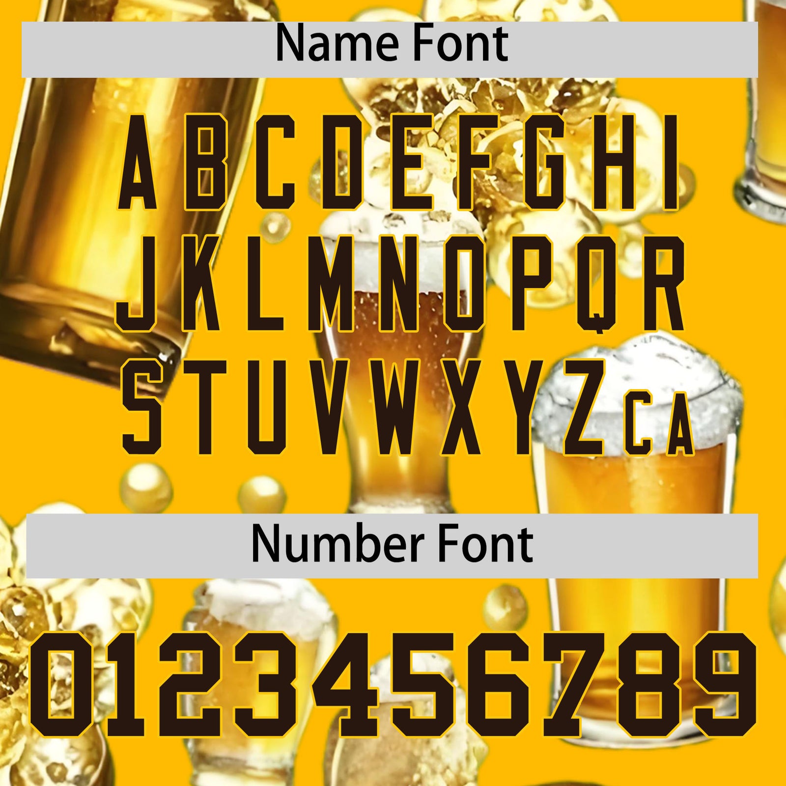 Custom Yellow Personalized Team Shirts for Parties & Training | KXKSHOP