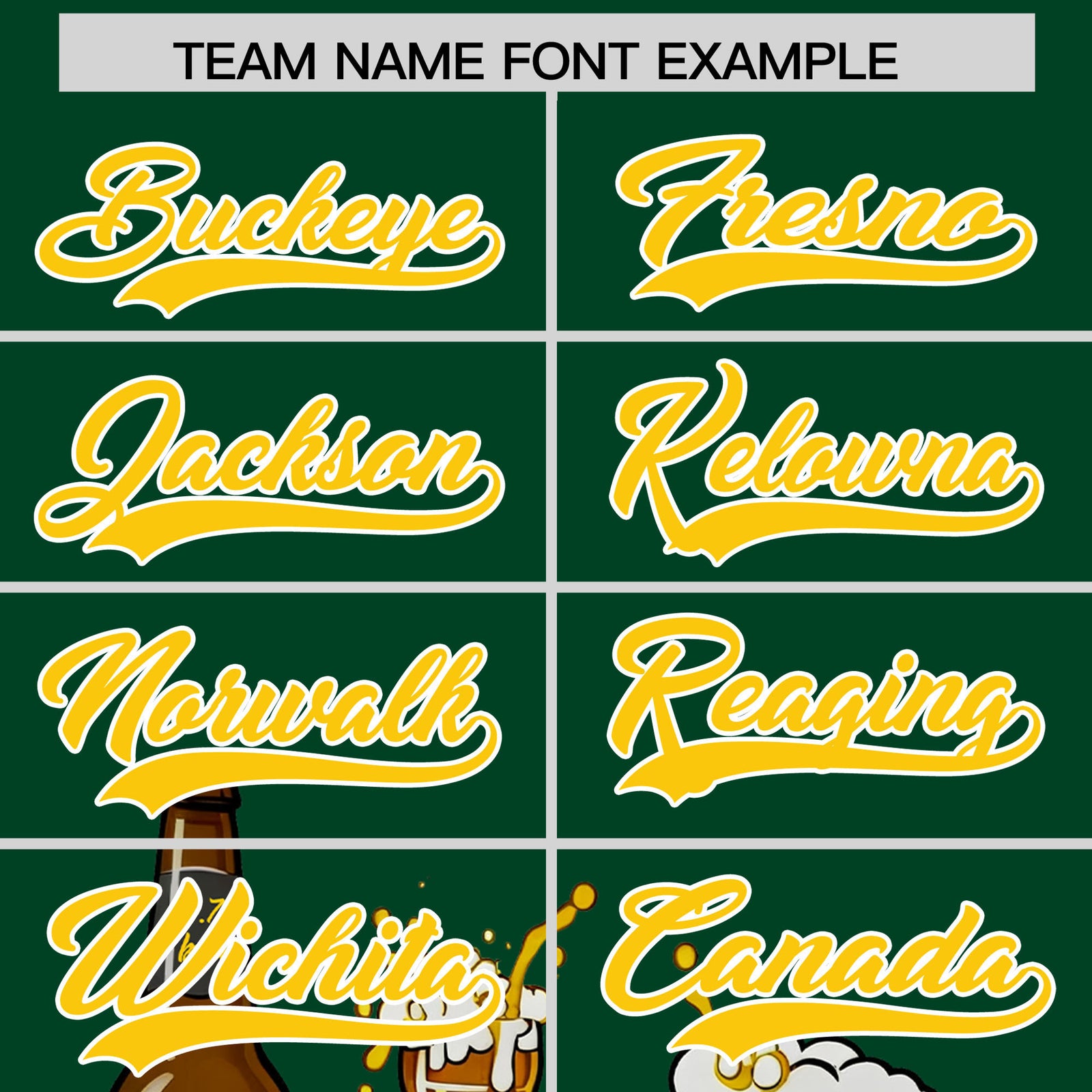 Custom Green Personalized Team Shirts for Parties & Training | KXKSHOP