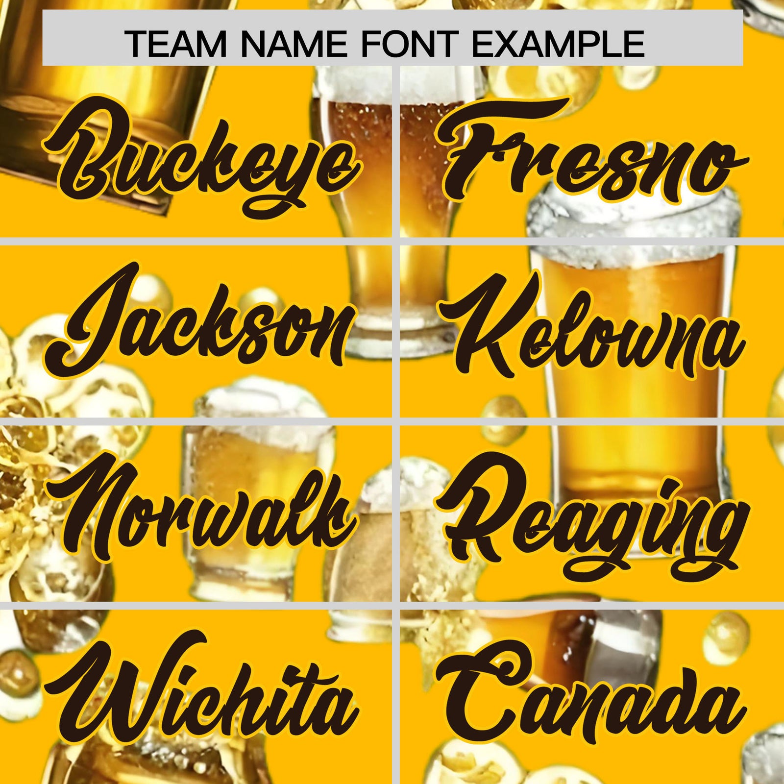 Custom Yellow Personalized Team Shirts for Parties & Training | KXKSHOP