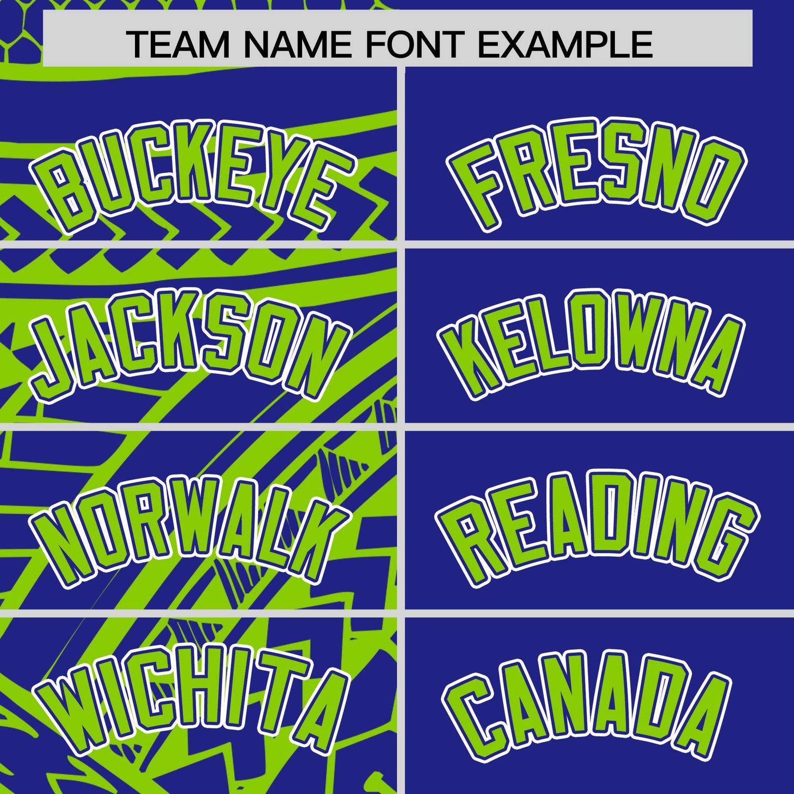 Custom Royal Neon Green Split Fashion Tribal Pattern Authentic Baseball Jersey