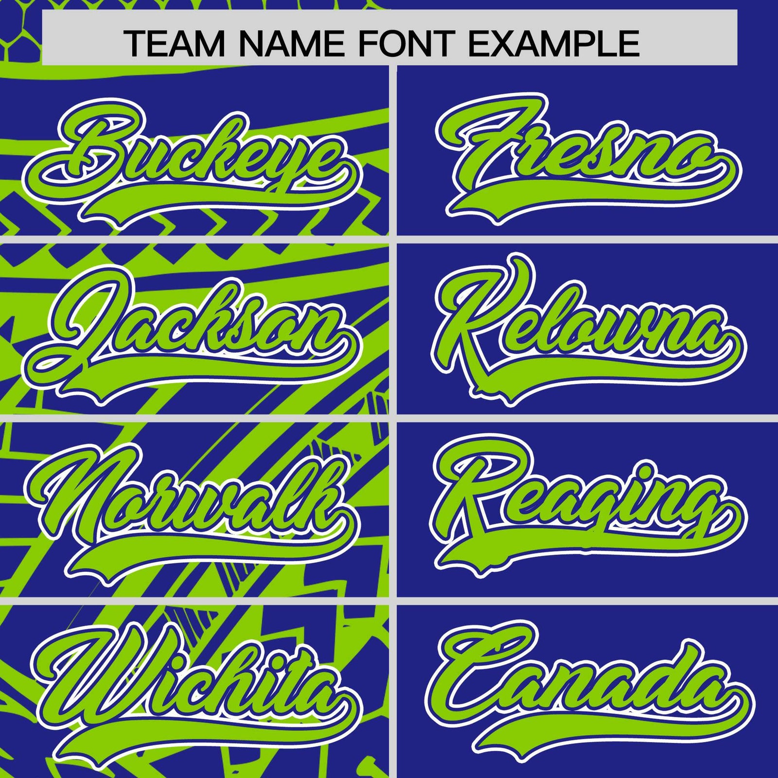 Custom Royal Neon Green Split Fashion Tribal Pattern Authentic Baseball Jersey