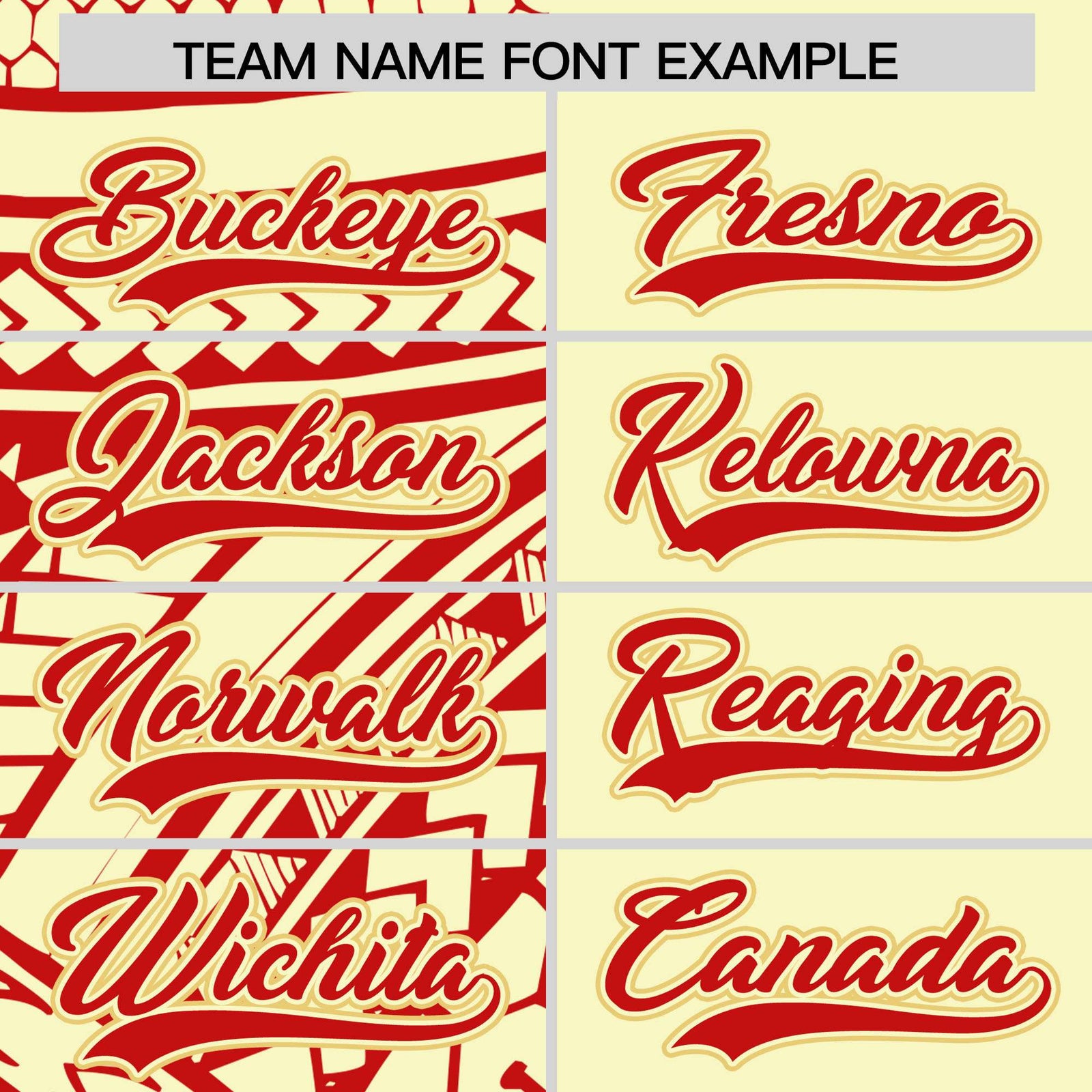 Custom Cream Red Split Fashion Tribal Pattern Authentic Baseball Jersey