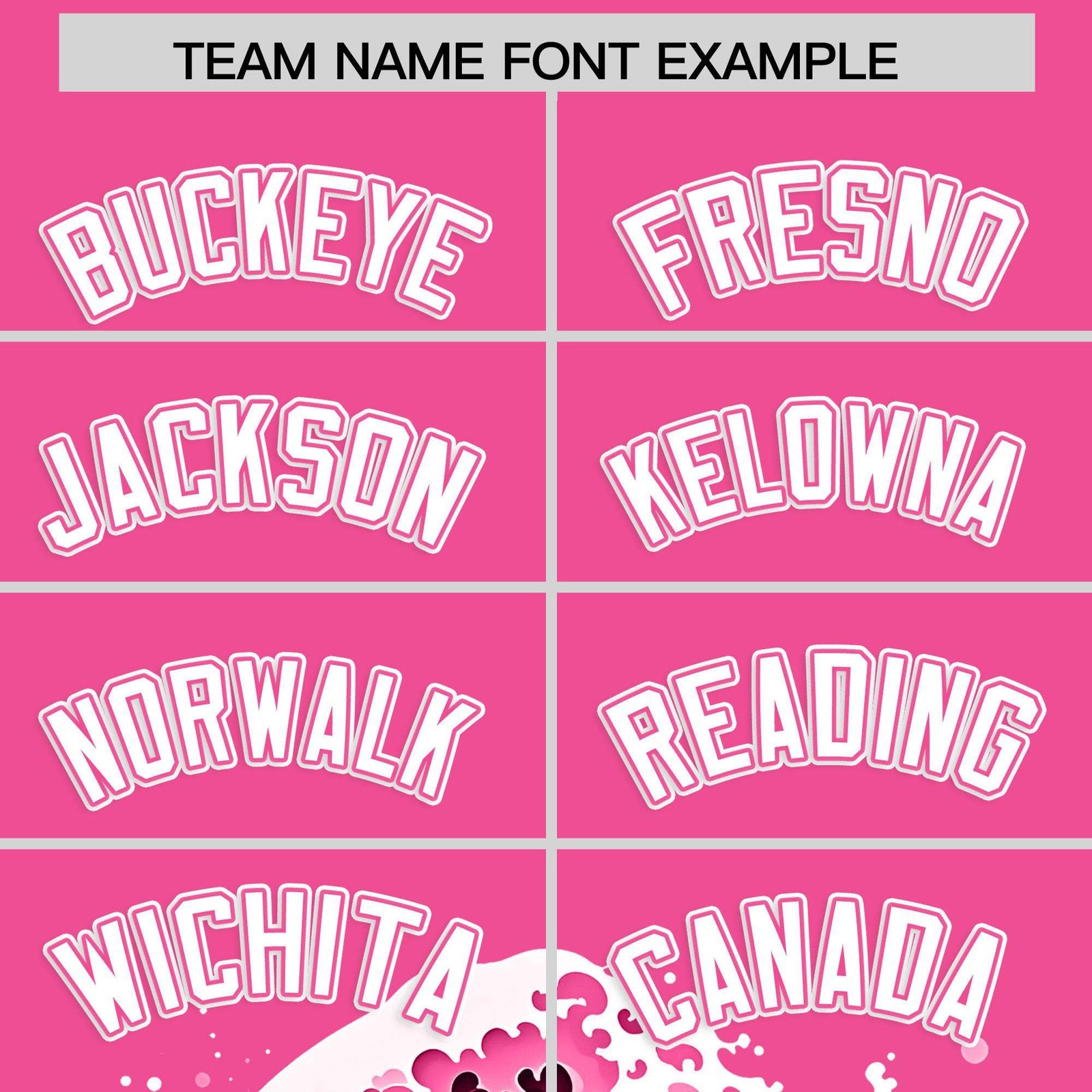 Custom Pink Wave Graffiti Pattern Authentic Baseball Jersey