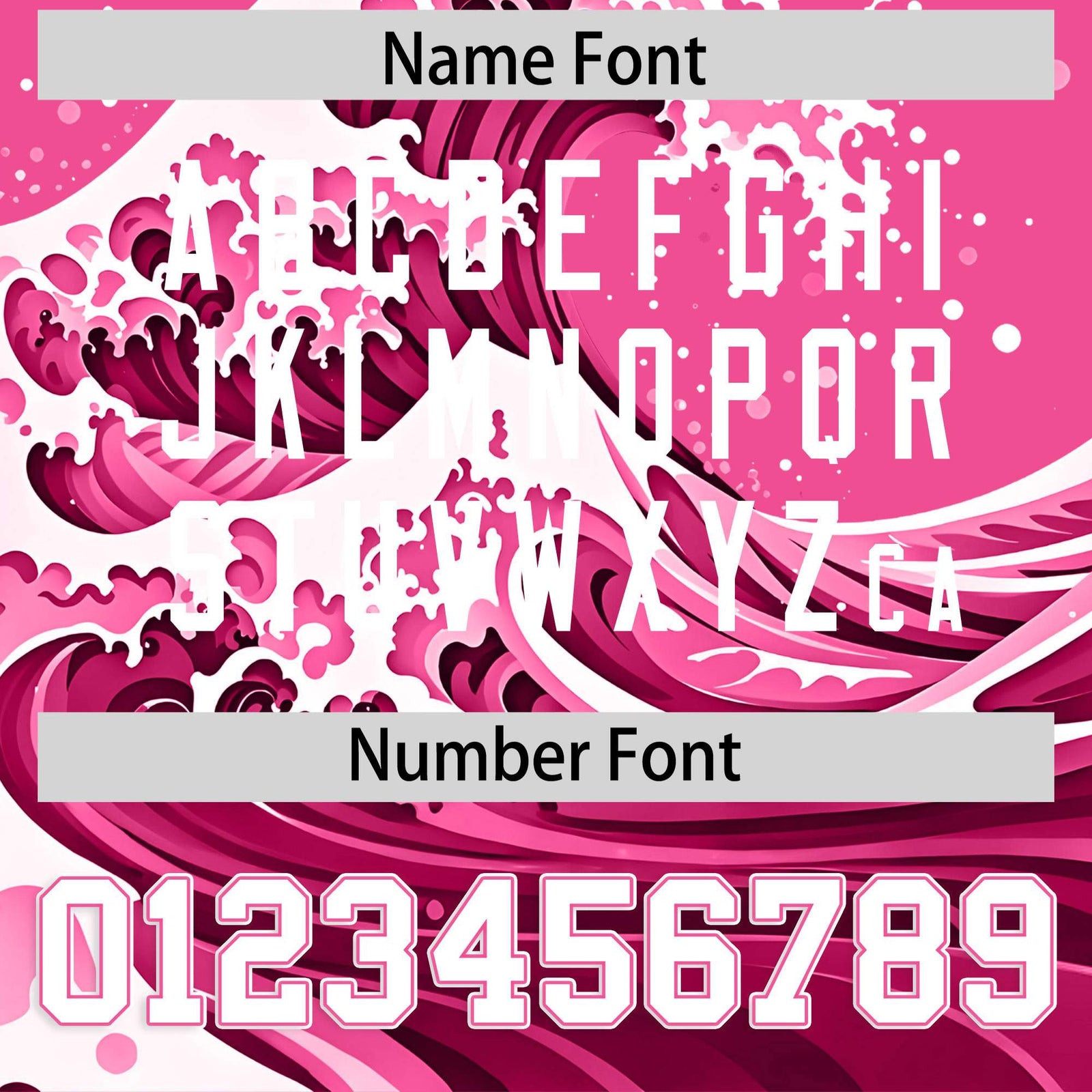 Custom Pink Wave Graffiti Pattern Authentic Baseball Jersey