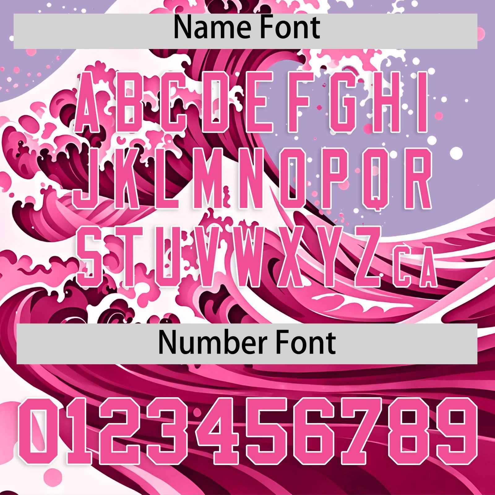 Custom Light Purple Wave Graffiti Pattern Authentic Baseball Jersey