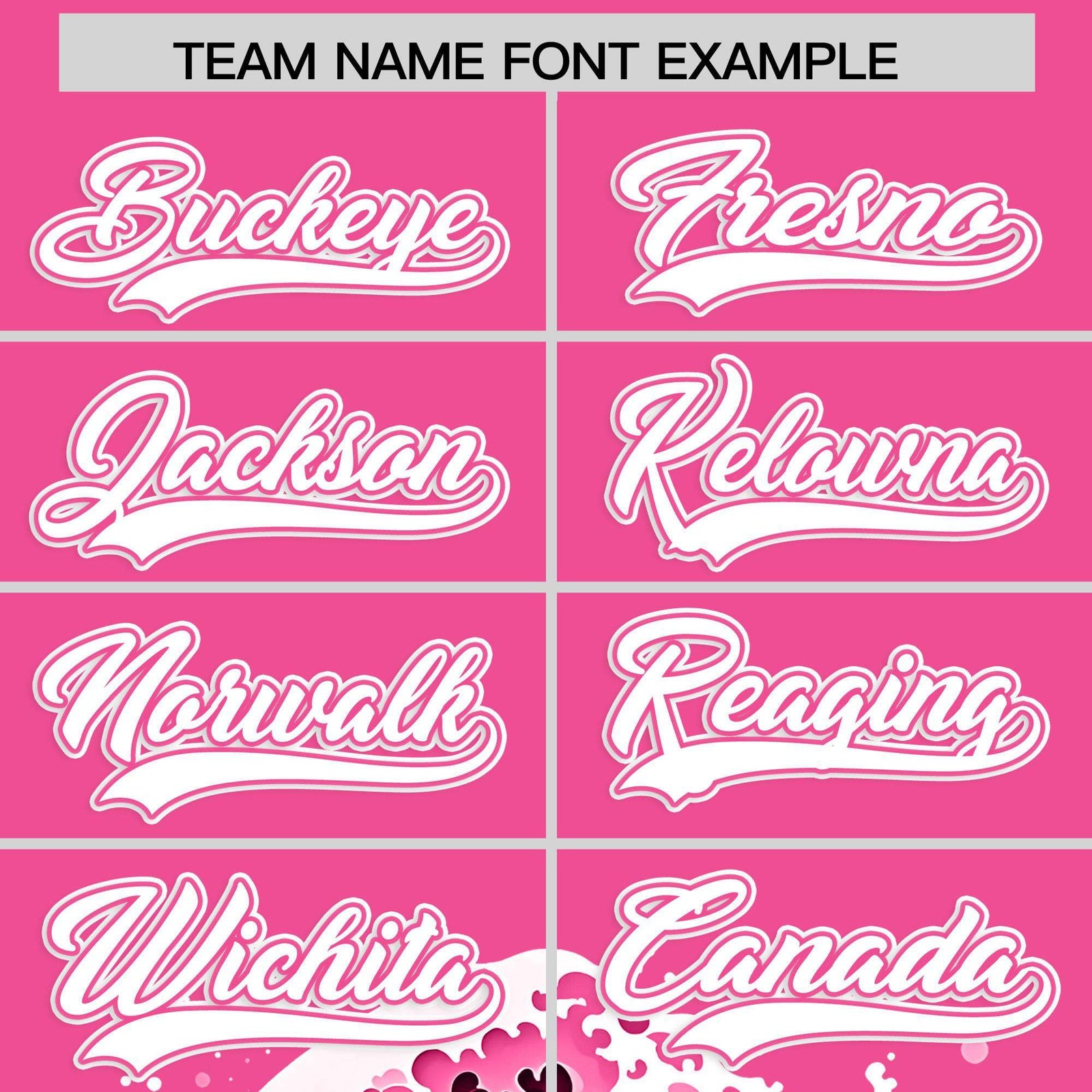 Custom Pink Wave Graffiti Pattern Authentic Baseball Jersey