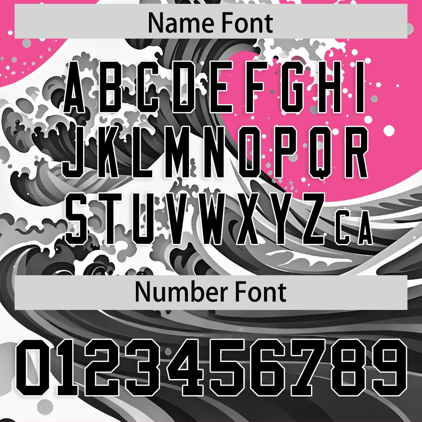 Custom Pink Wave Graffiti Pattern Authentic Baseball Jersey