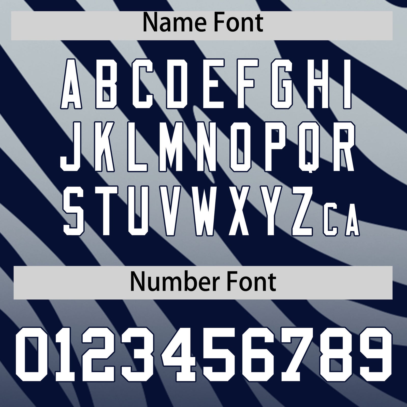 Custom Navy Silver Tiger Stripe Gradient Animal Print Personalized Team Shirt Baseball Jersey