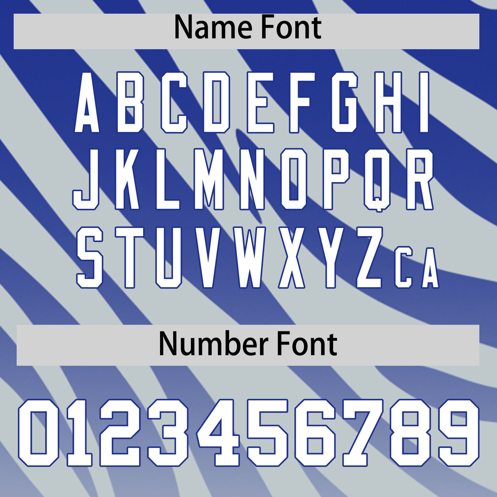 Custom Royal Silver Tiger Stripe Gradient Animal Print Personalized Team Shirt Baseball Jersey