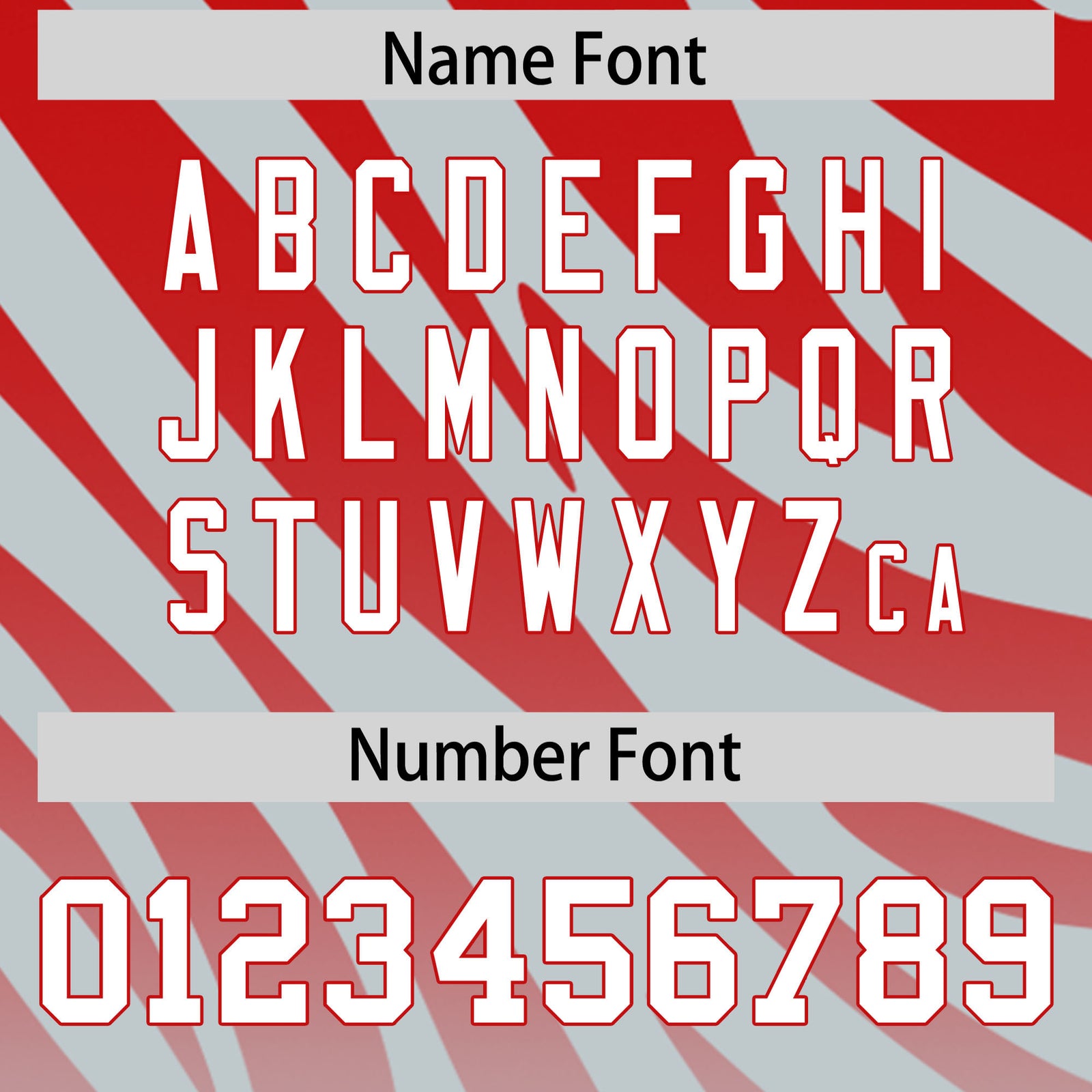 Custom Red Silver Tiger Stripe Gradient Animal Print Personalized Team Shirt Baseball Jersey