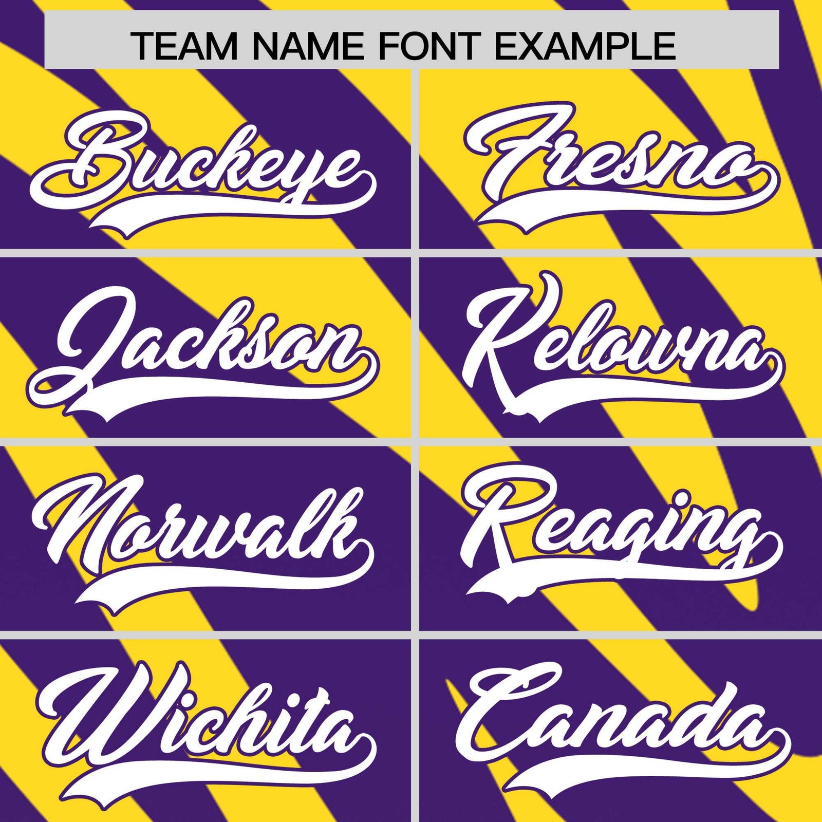 Custom Purple Gold Tiger Stripe Gradient Animal Print Personalized Team Shirt Baseball Jersey