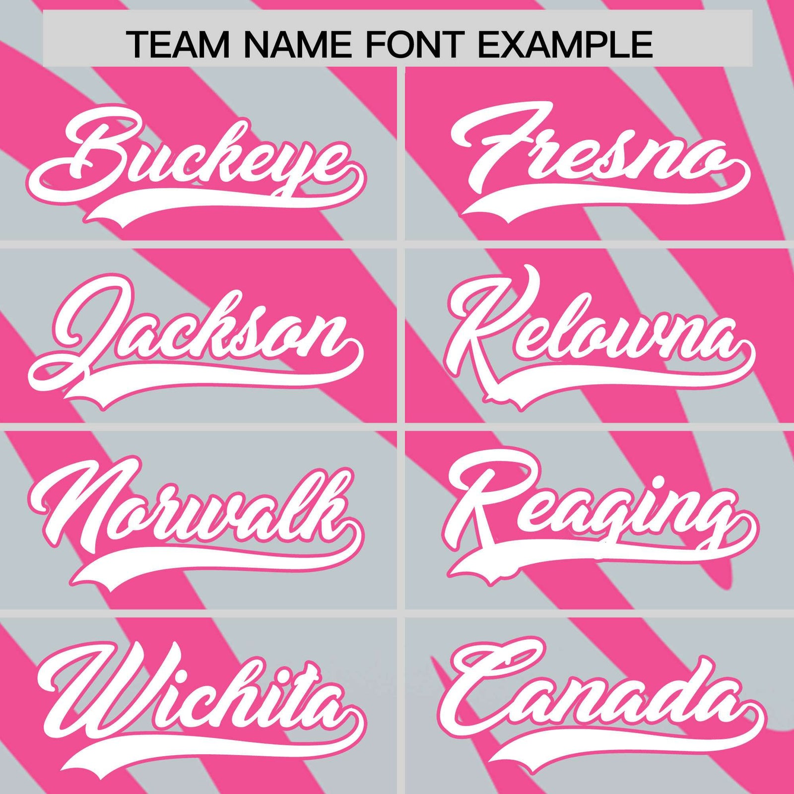 Custom Pink Silver Tiger Stripe Gradient Animal Print Personalized Team Shirt Baseball Jersey