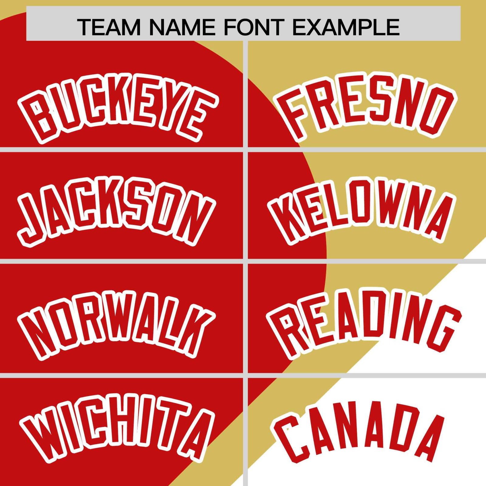 Custom Old Gold Red-White Color Block Personalized Half Heart Pattern Authentic Baseball Jersey