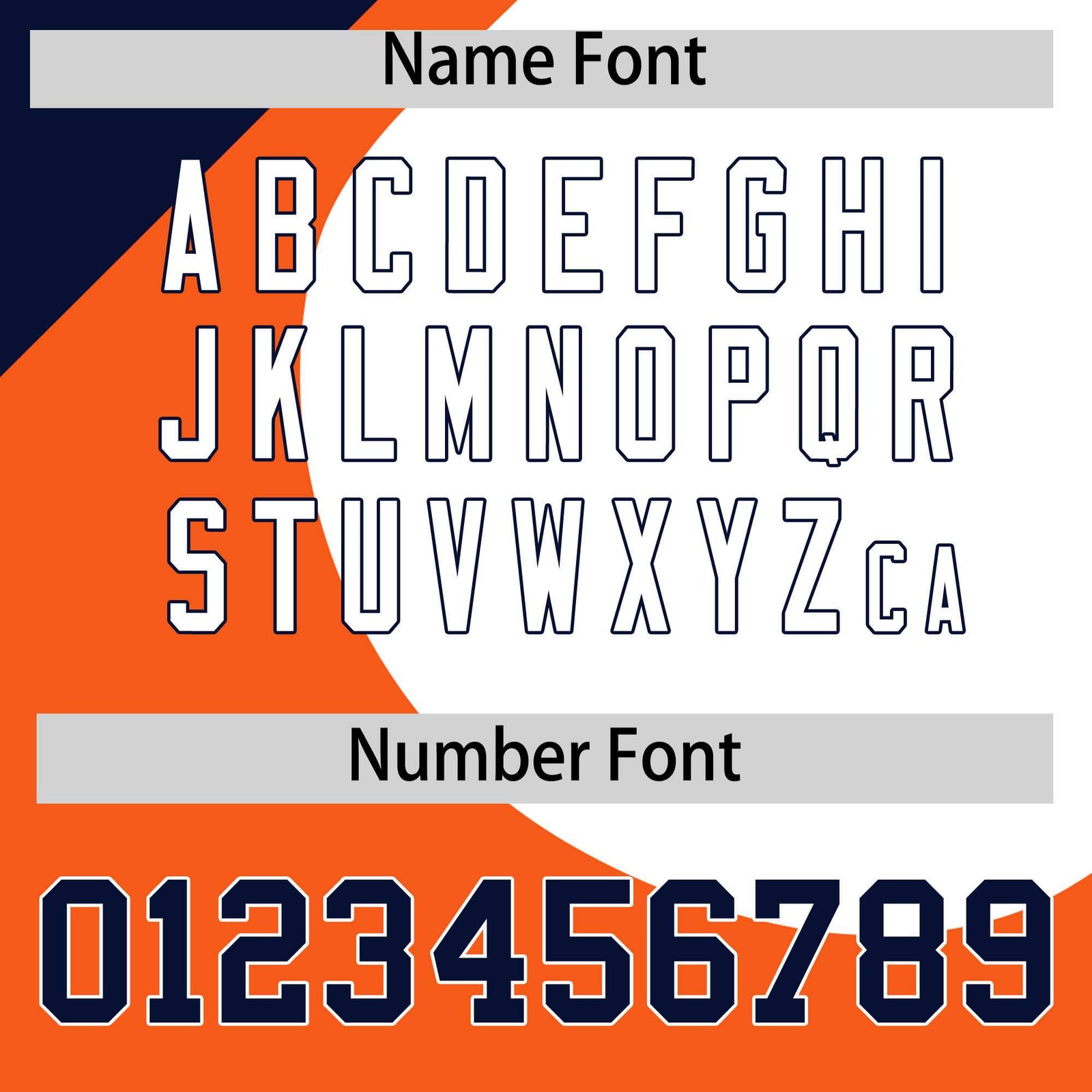 Custom Orange Navy-White Color Block Personalized Half Heart Pattern Authentic Baseball Jersey