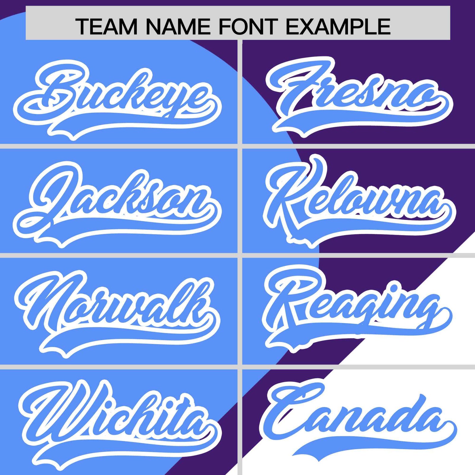 Custom Purple Powder Blue-White Color Block Personalized Half Heart Pattern Authentic Baseball Jersey