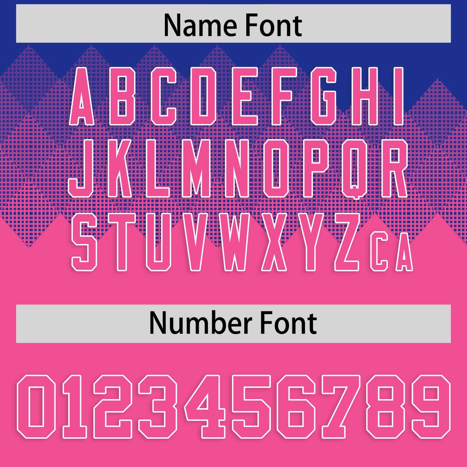 Custom Royal Pink Grid Blur Pattern Authentic Baseball Jersey