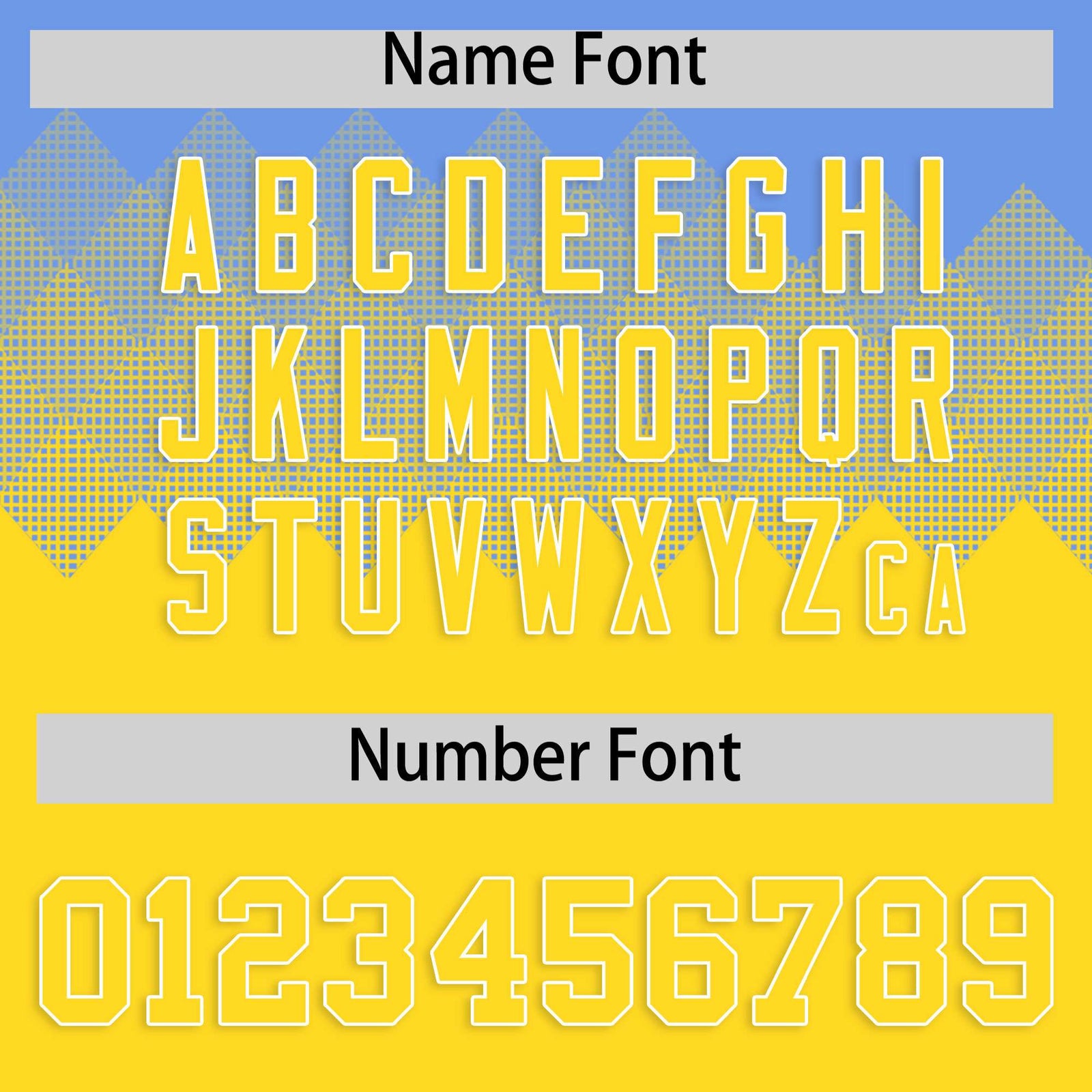 Custom Light Blue Gold Grid Blur Pattern Authentic Baseball Jersey