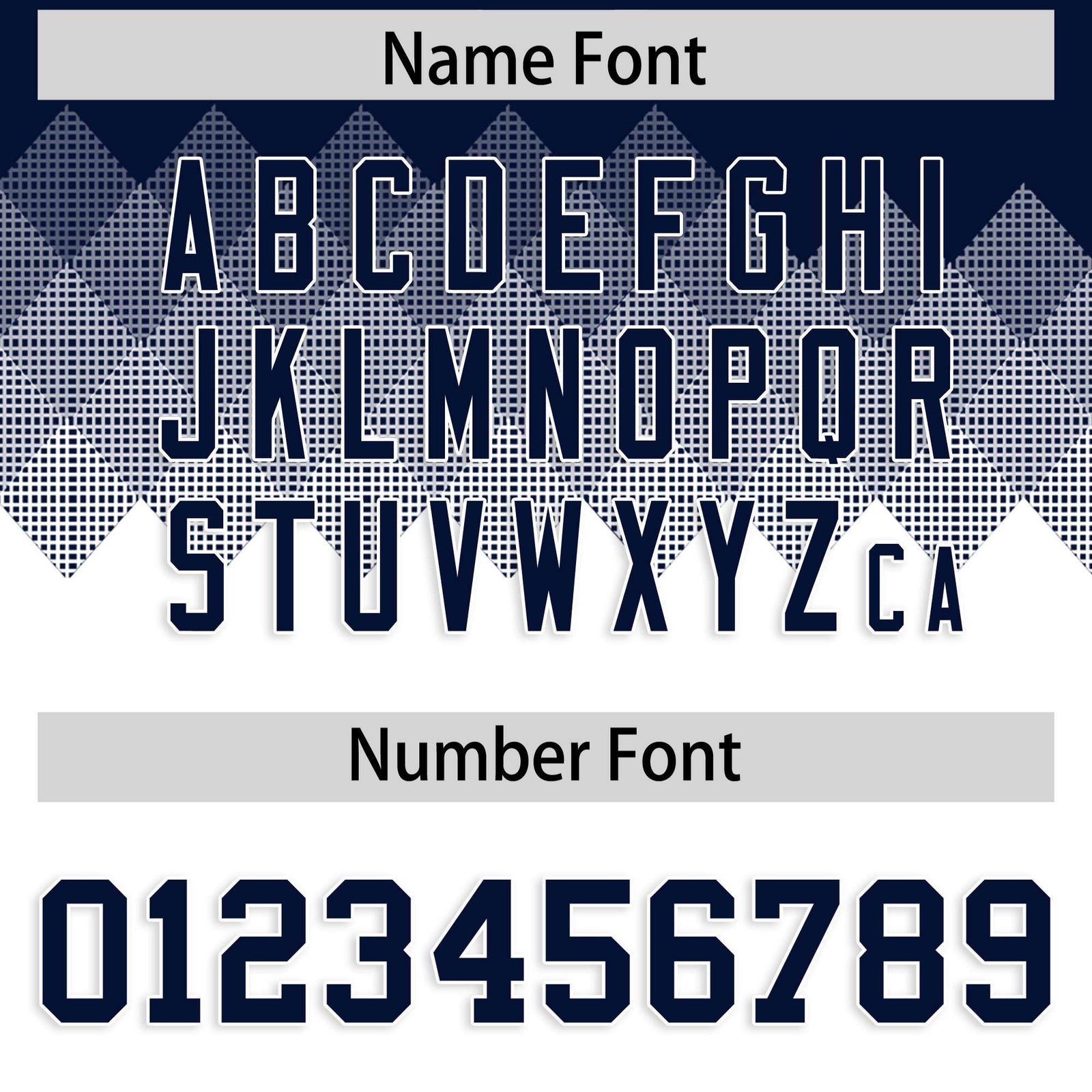 Custom Navy White Grid Blur Pattern Authentic Baseball Jersey