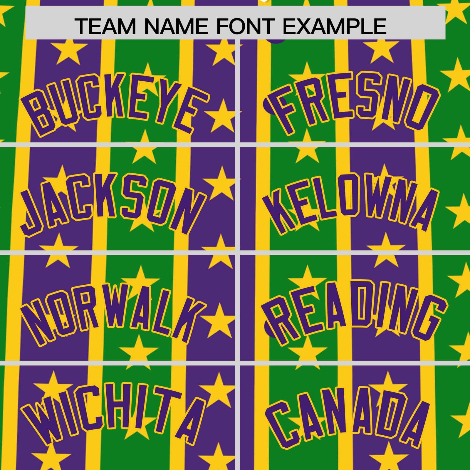 Custom Purple Kelly Green Gold Stripe Personalization Mardi Gras Authentic Baseball Jersey| KXKSHOP